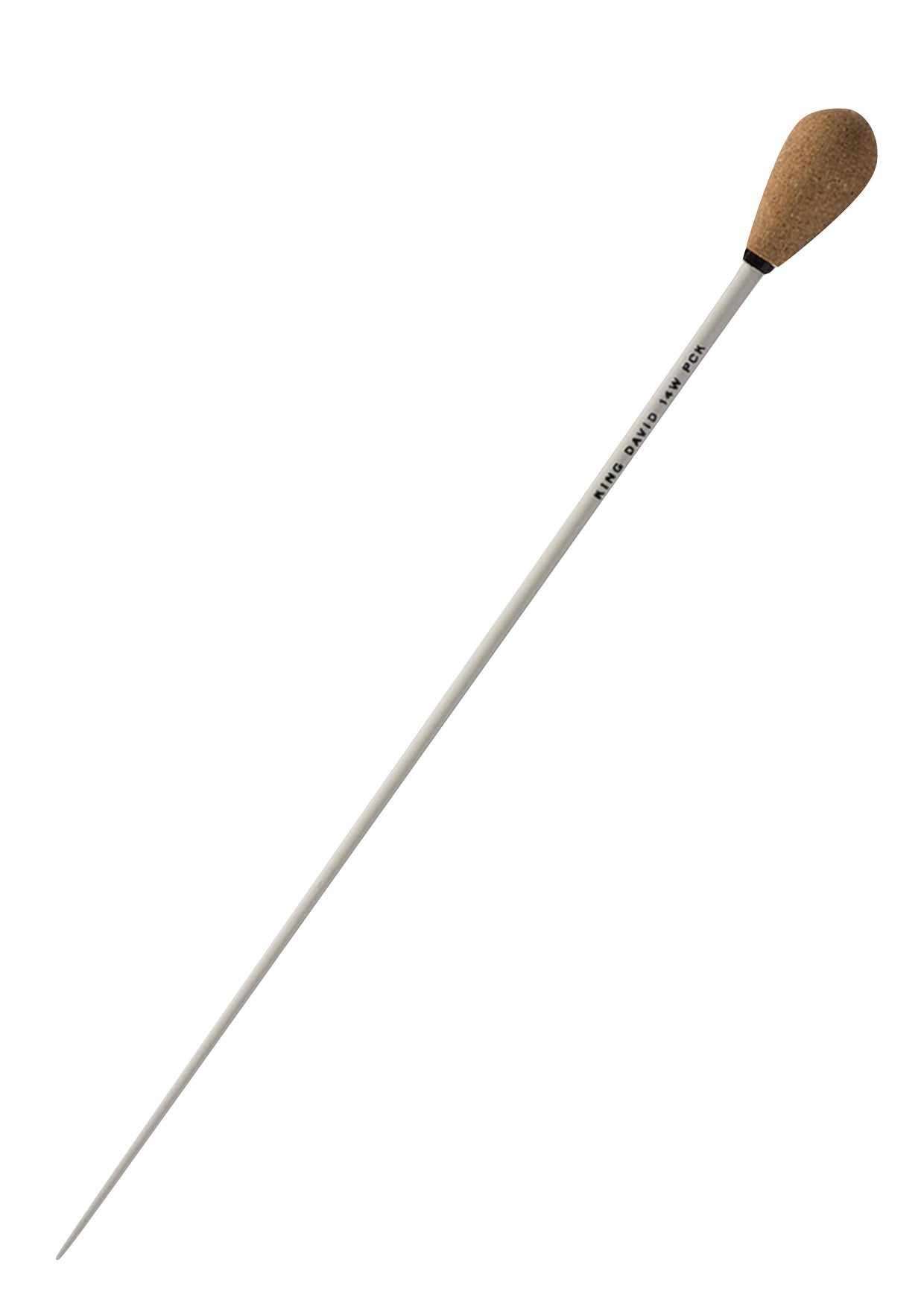 King David 14” (35.5cm) birch wood conductors baton rounded cork handle 14WPCK