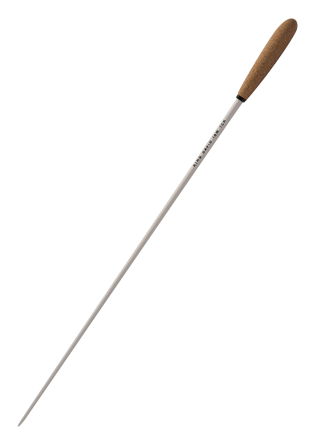 King David 16” - 40.5cm birch wood conductors baton tapered cork handle 16WTCK