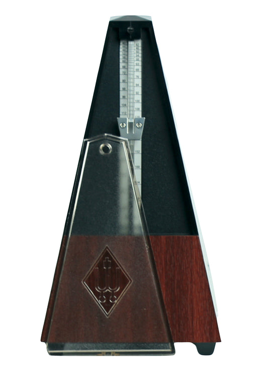 Wittner Maelzel 802K mahogany plastic pyramid pendulum mechanical metronome