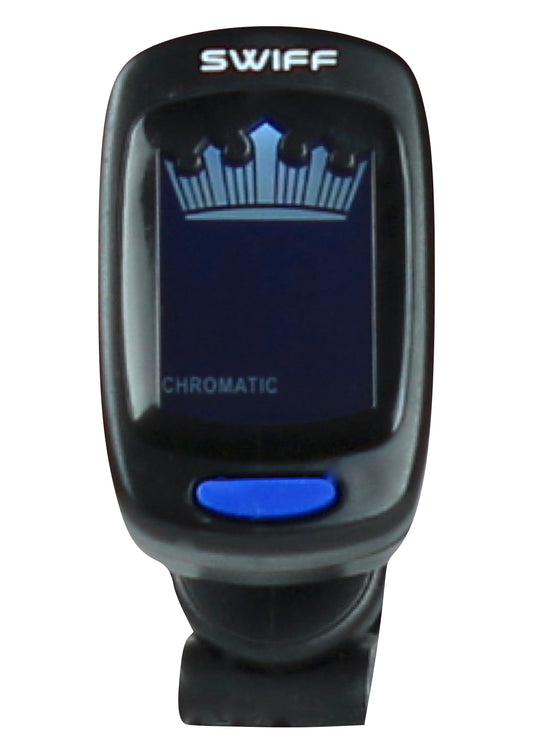 A9 Swiff brand crown clip on chromatic tuner 5 instrument tuning modes