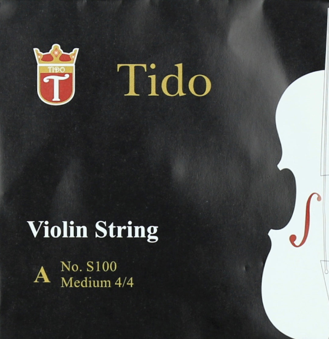 4/4 size Tido brand violin string set wound with metal core