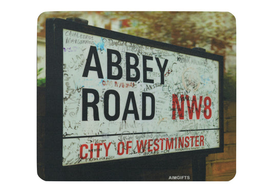 Abbey Road Vintage Sign Computer Mouse Pad by AIM USA