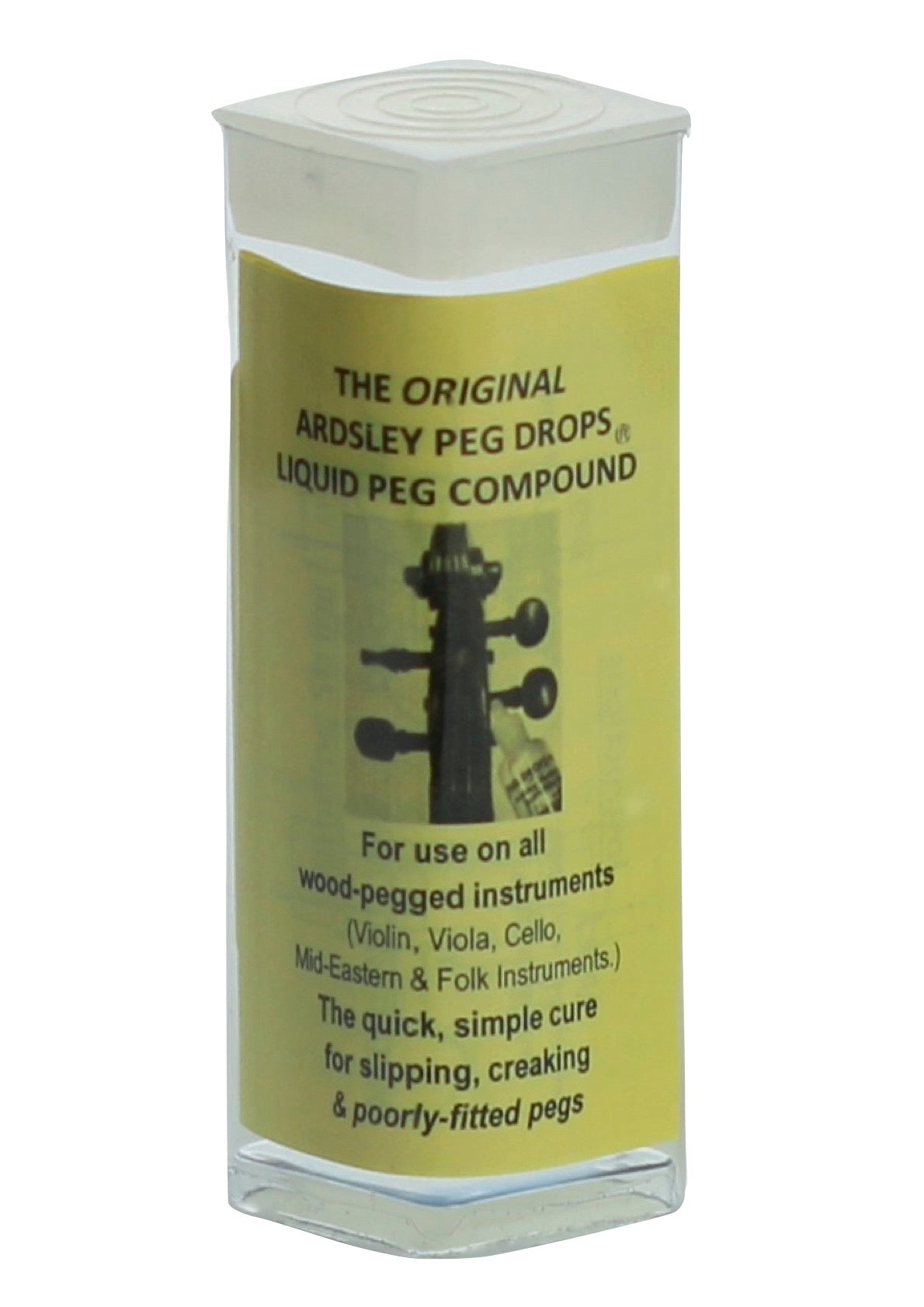 Ardsley Violin Viola Cello peg drops compound 9.85ml bottle instructions included