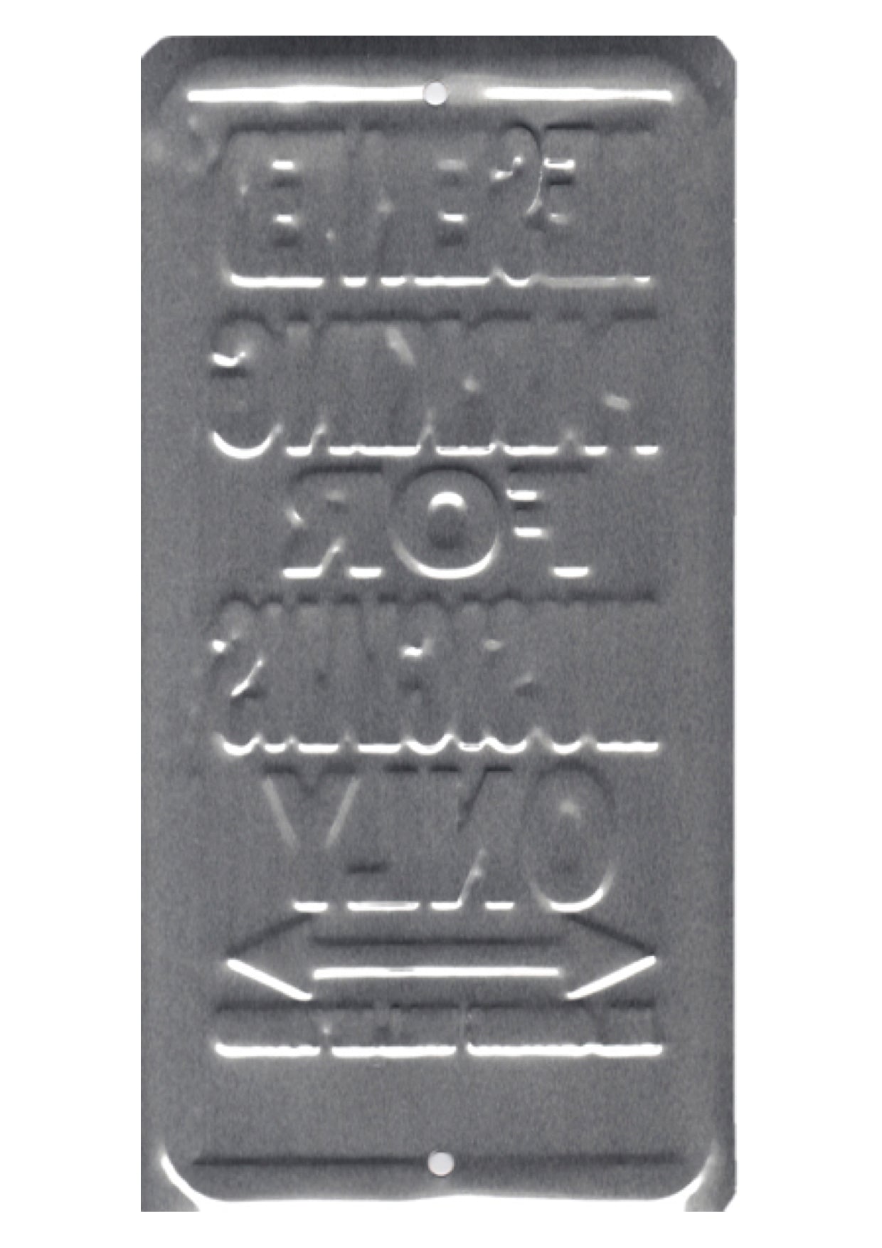 Novelty “Reserved Parking for Musicians Only” Metal Street Sign Plaque