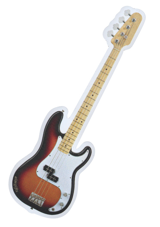 AIM gifts brand music bass guitar die cut fridge magnet