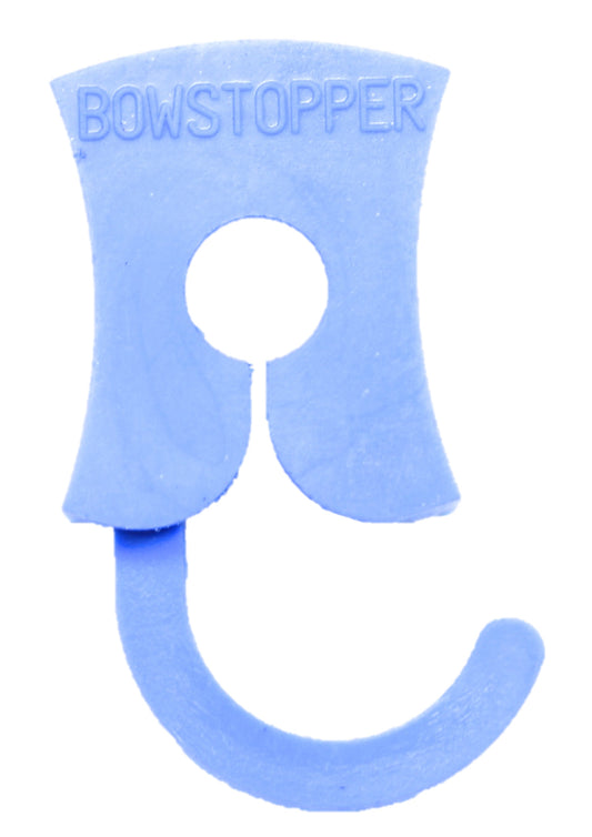 Blue bowstopper violin viola bow division aid fits all bow sizes USA made