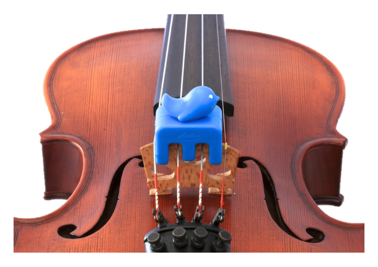 Otto Musica Artino weighted blue bird violin viola practice mute 4/4 size