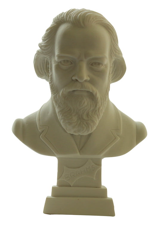 A.Giannelli Composer Bust of BRAHMS Made in Italy