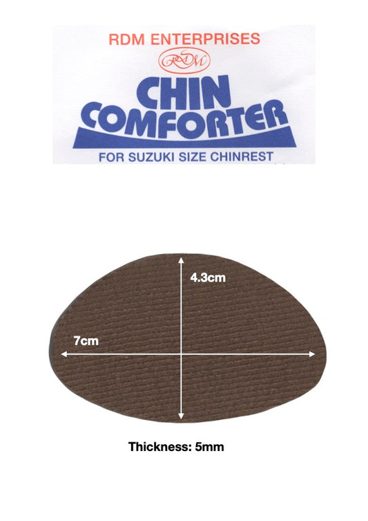 RDM Enterprises violin Chin Comforter for Suzuki size chinrests