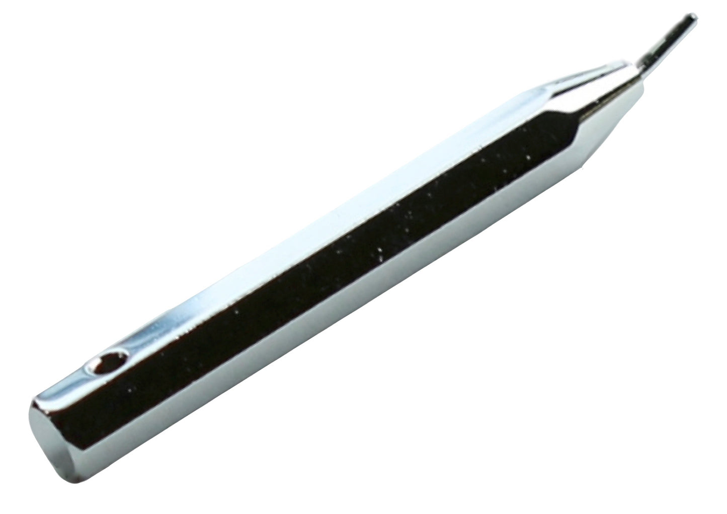 Polished chrome violin viola chin rest adjuster key