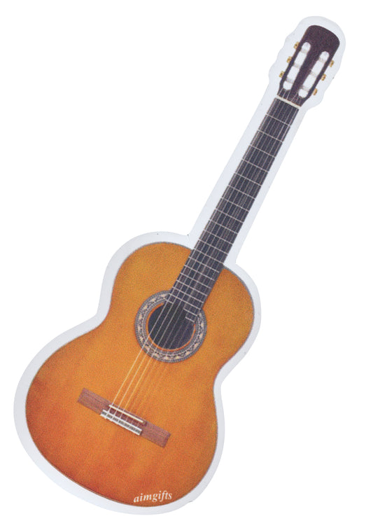 Aim gifts brand music classical guitar die cut fridge magnet