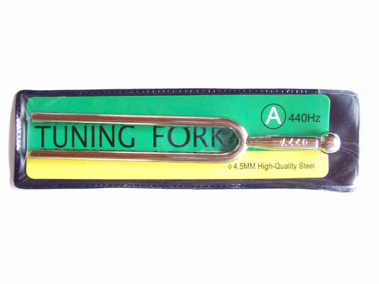 New tuning fork A-440 in plastic pouch 4.5mm high quality steel