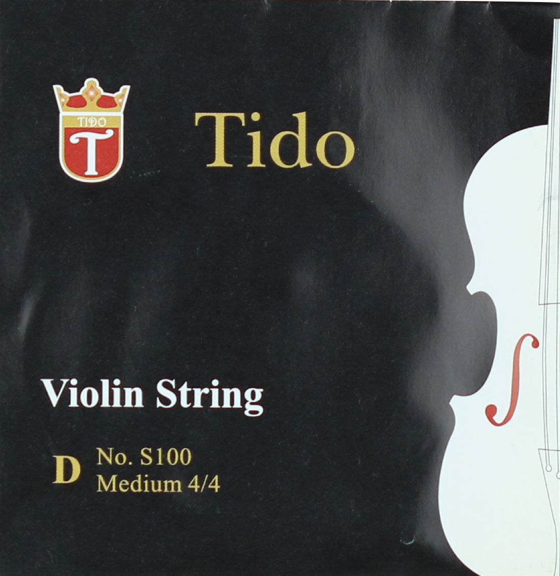 4/4 size Tido brand violin string set wound with metal core