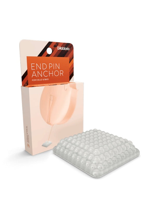 D’Addario Large Clear Endpin Anchor Stopper floor protector for Cello or Bass