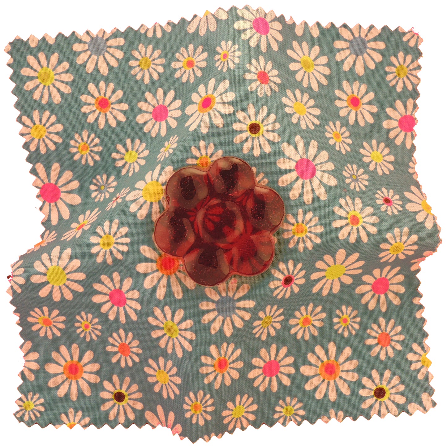 Daisy shaped rockin rosin violin viola cello with patterned cloth