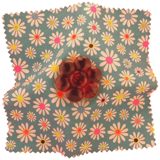 Daisy shaped rockin rosin violin viola cello with patterned cloth