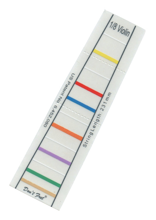 Don’t Fret self-adhering vinyl fingerboard fingering marker 1/8 violin