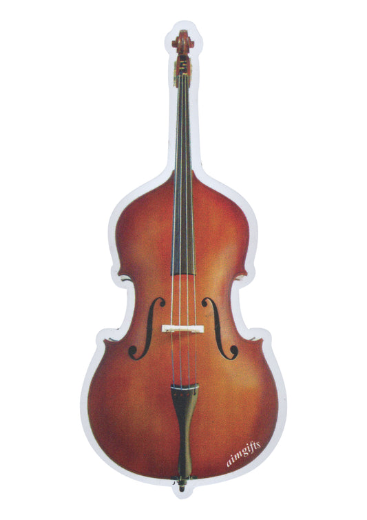 Aim gifts brand music double bass die cut fridge magnet