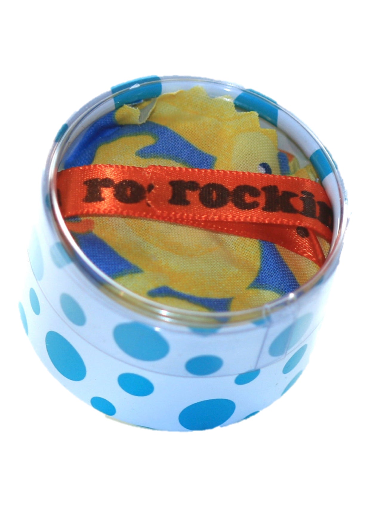 Duck shaped Rockin Rosin for Violin Viola or Cello, patterned cloth2