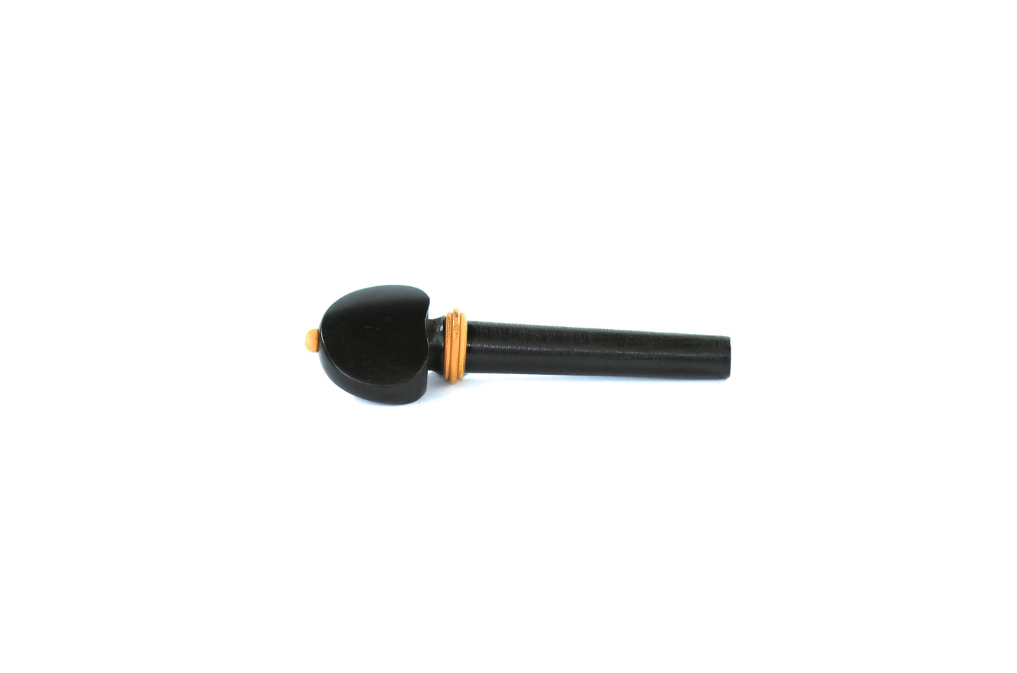 Set of 4 ebony hill shape style violin tuning pegs with pin design 3/4 size
