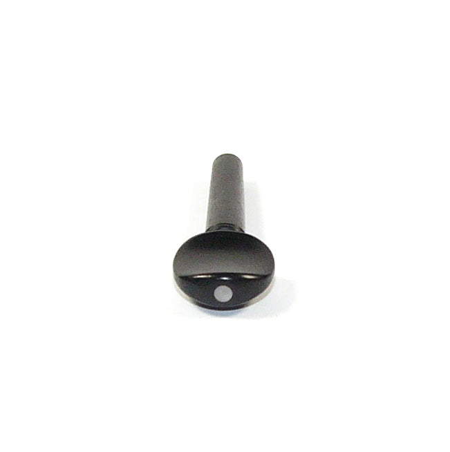 1/16 size set of 4 ebony violin tuning pegs mother of pearl inlay