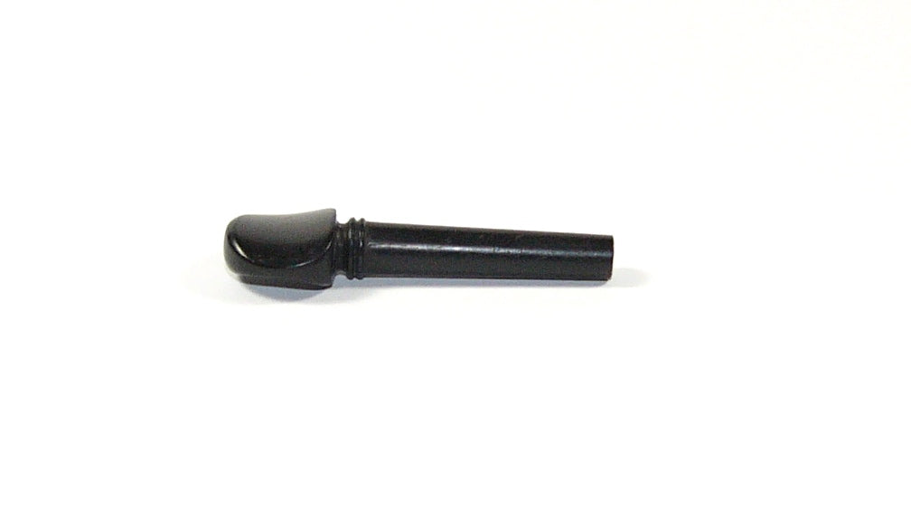 1/16 size set of 4 ebony violin tuning pegs mother of pearl inlay