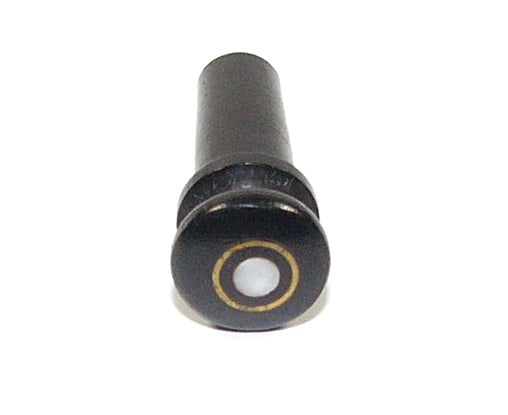 1/16 size ebony violin end pin button stud with inlaid Parisian eye