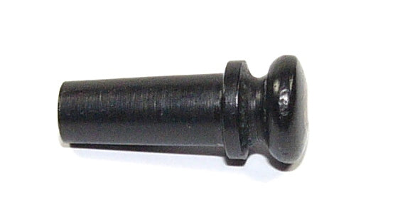 1/16 size ebony violin end pin button stud with inlaid Parisian eye
