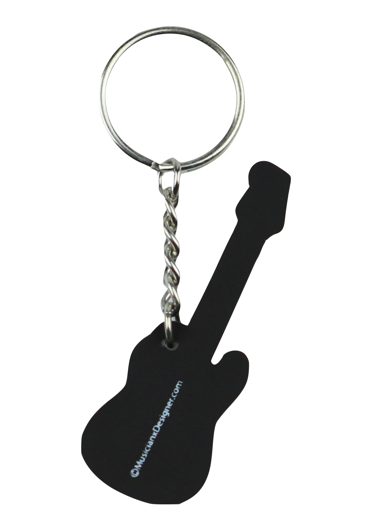 MD brand detailed yellow music guitar keyring quality materials