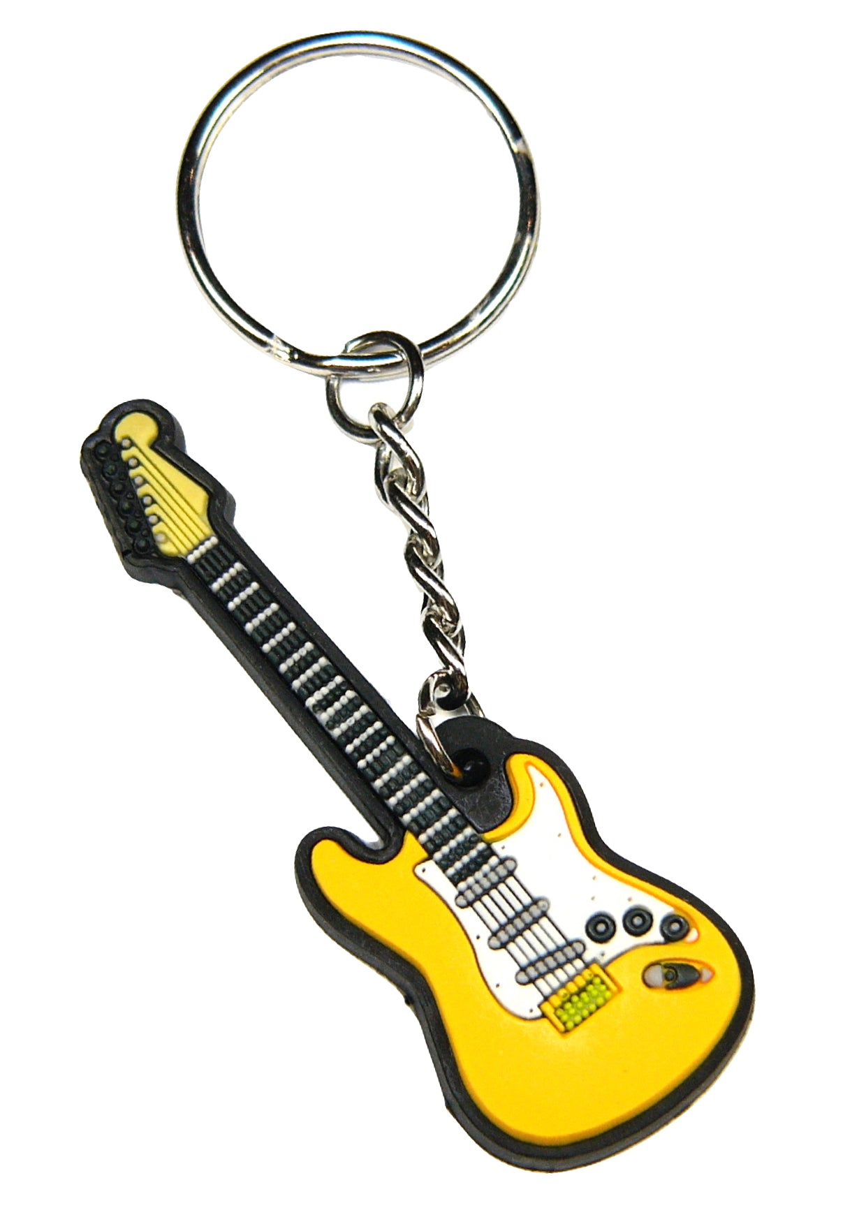 MD brand detailed yellow music guitar keyring quality materials