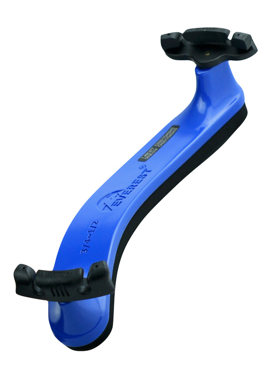 Everest 3/4 - 1/2 blue violin shoulder rest spring collection ES Model
