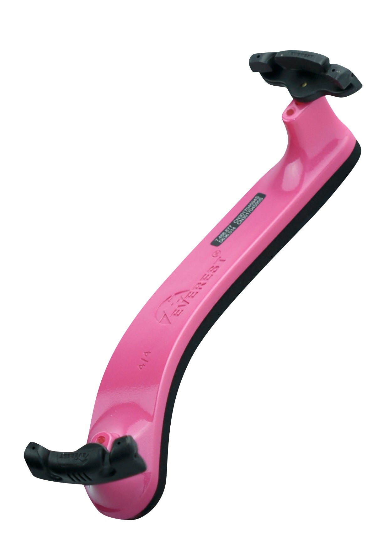 4/4 size hot pink everest violin shoulder rest spring collection (ES model)