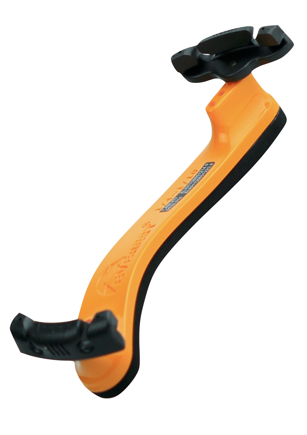 1/4 - 1/10 size orange Everest violin shoulder rest spring collection ES model