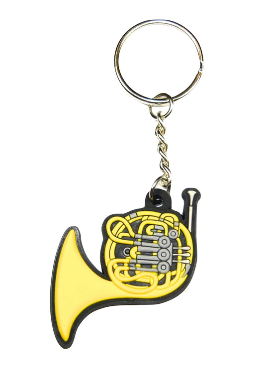 MD brand detailed french horn keyring made of quality materials