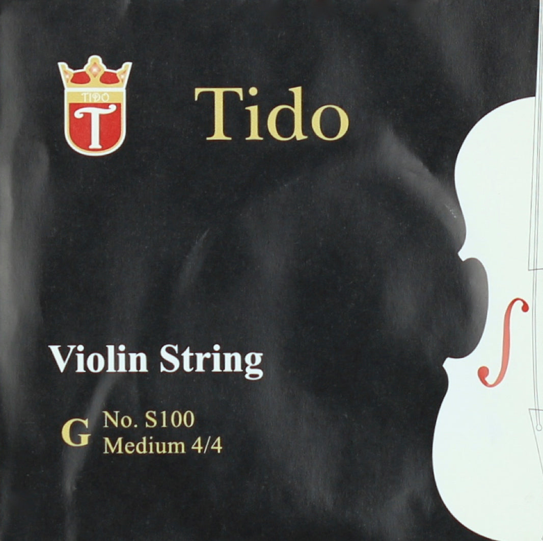 4/4 size Tido brand violin string set wound with metal core