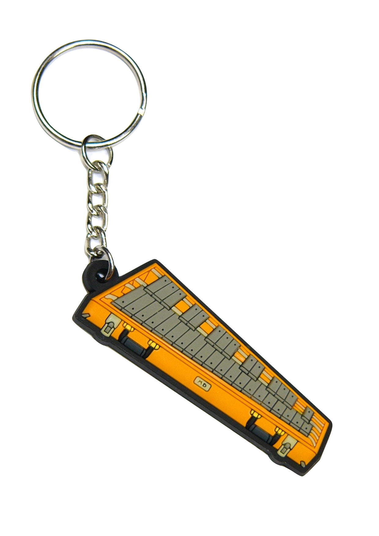 MD brand detailed music glockenspiel keyring made of quality materials
