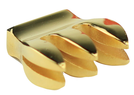 3 prong gold metal 4/4 - 3/4 violin practice mute extra quiet