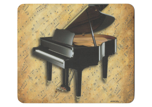 Music notes piano design music computer mouse pad thick rubber base