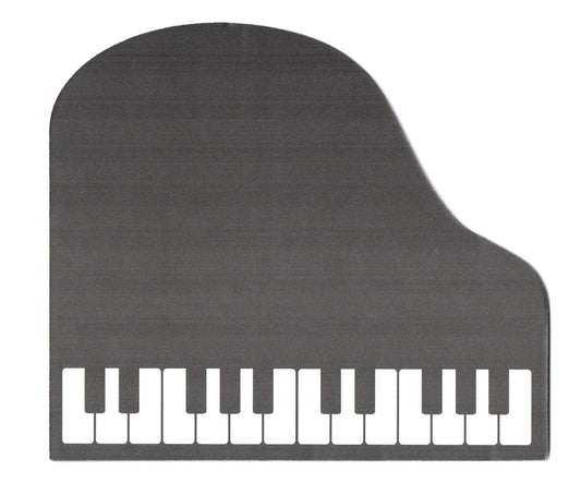 Grand piano design computer mouse pad 20.5cm X 18cm non slip foam base
