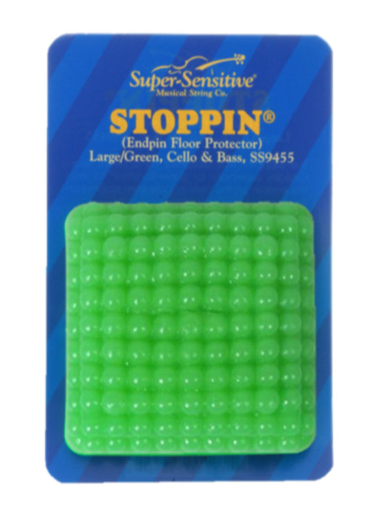 Super sensitive brand large green stoppin endpin floor protector for cello bass