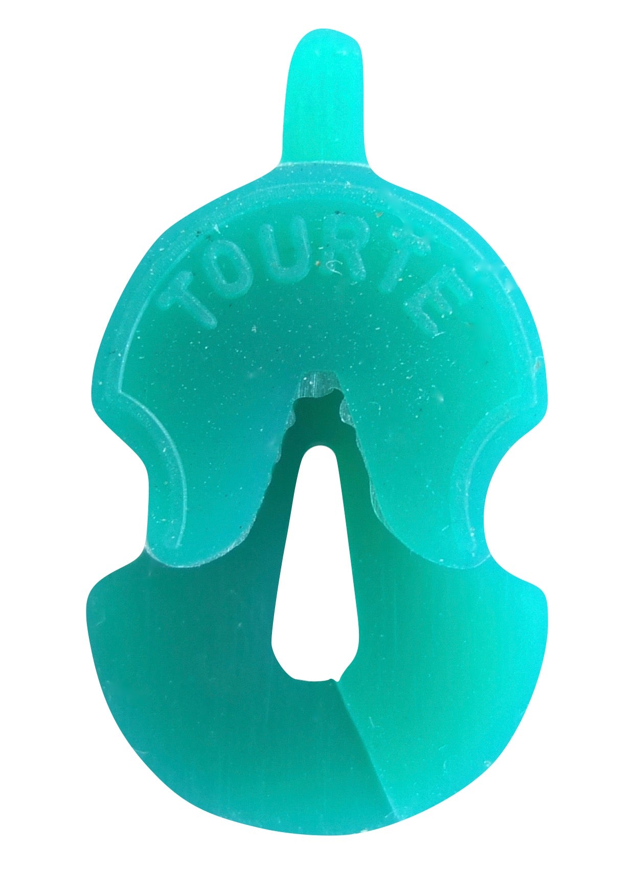 Original tourte single hole green rubber violin viola mute 3/4 - 4/4 Size.