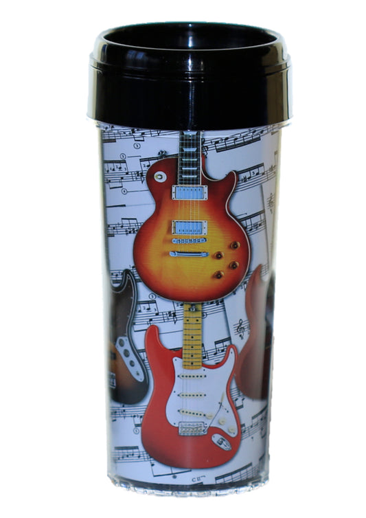 AIM Gifts Plastic Tumbler Electric Guitars