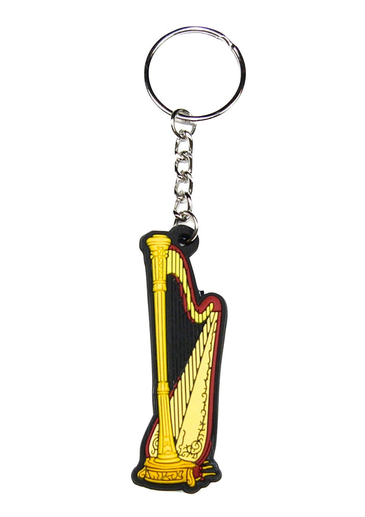 MD brand detailed music harp keyring made of quality materials
