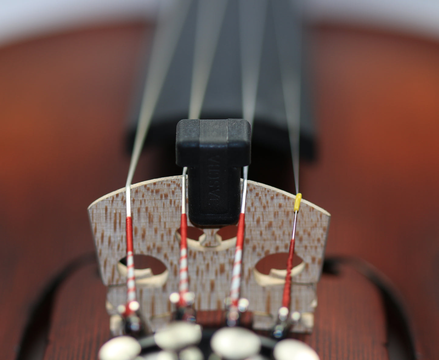 Heifetz rubber violin mute adjustable tension clip varies muting degree 4/4-3/4