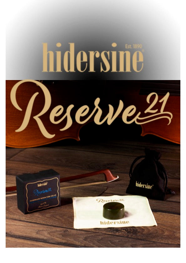 Hidersine Reserve21 Dark Cello Rosin with British Beeswax