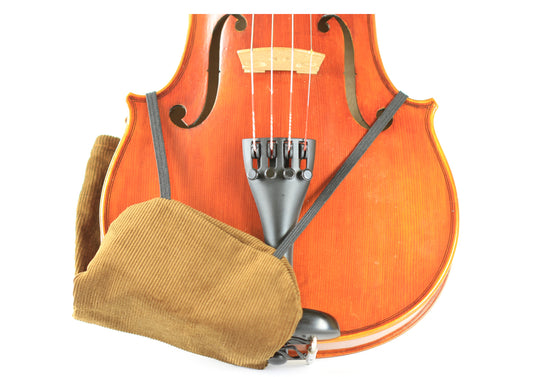 Kinder Chinder Large brown 4/4 violin 14”-17” viola chinrest pad cushion