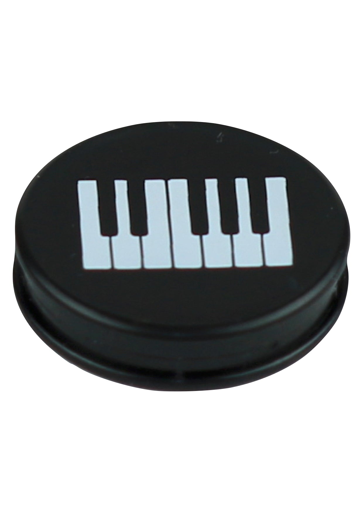 Music themed black round fridge whiteboard magnets 6 pack