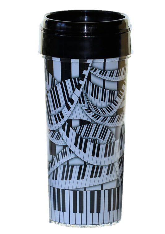 AIM Gifts Plastic Tumbler Piano Keyboards