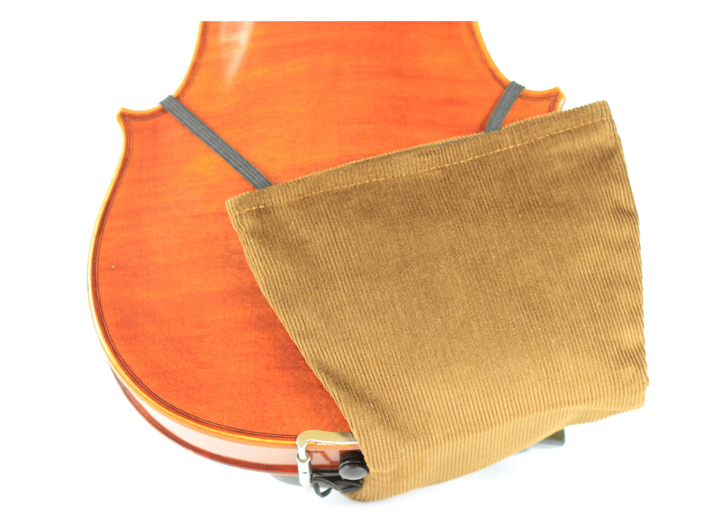 Kinder Chinder Large brown 4/4 violin 14”-17” viola chinrest pad cushion