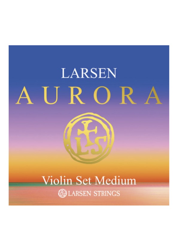 Larsen Aurora violin string set MEDIUM 4/4 Made in Denmark